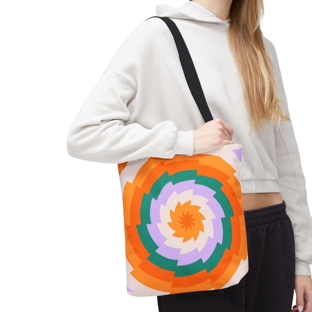 Tropical Twist Vortex Tote Bag