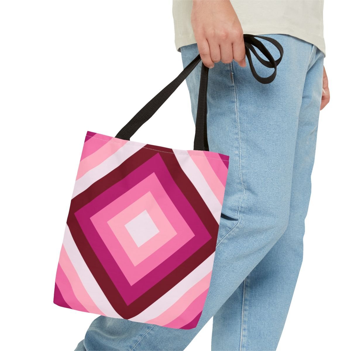 Velvet Rose Diamond Tote Bag - Image 3