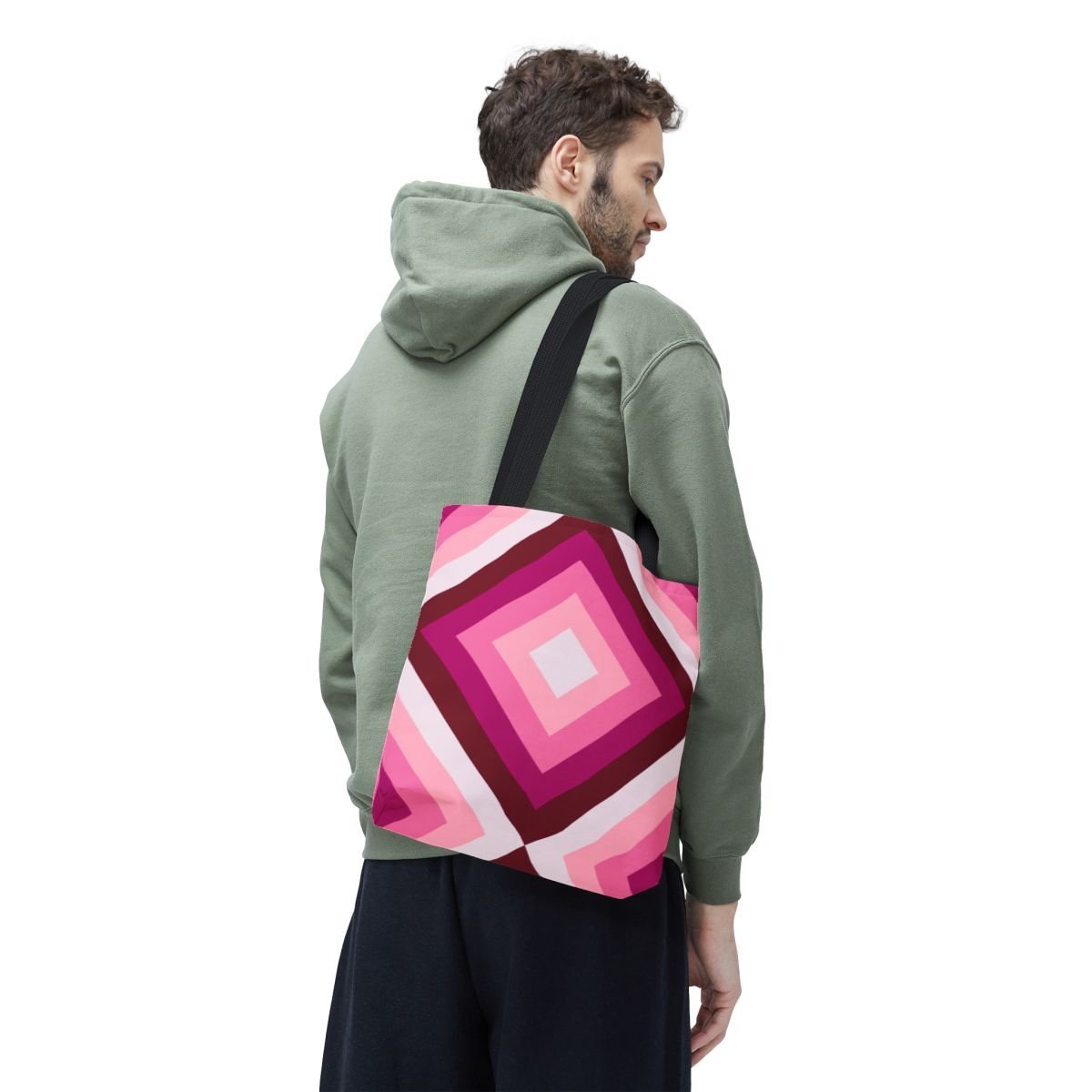 Velvet Rose Diamond Tote Bag - Image 6