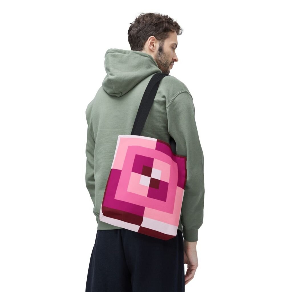 Velvet Rose Labyrinth Tote Bag