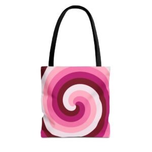 Velvet Rose Spiral Tote Bag