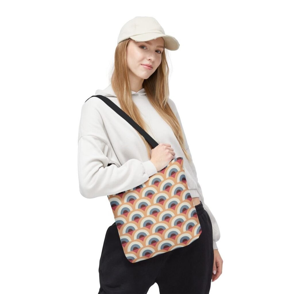 Vintage Riviera Peacock Tote Bag
