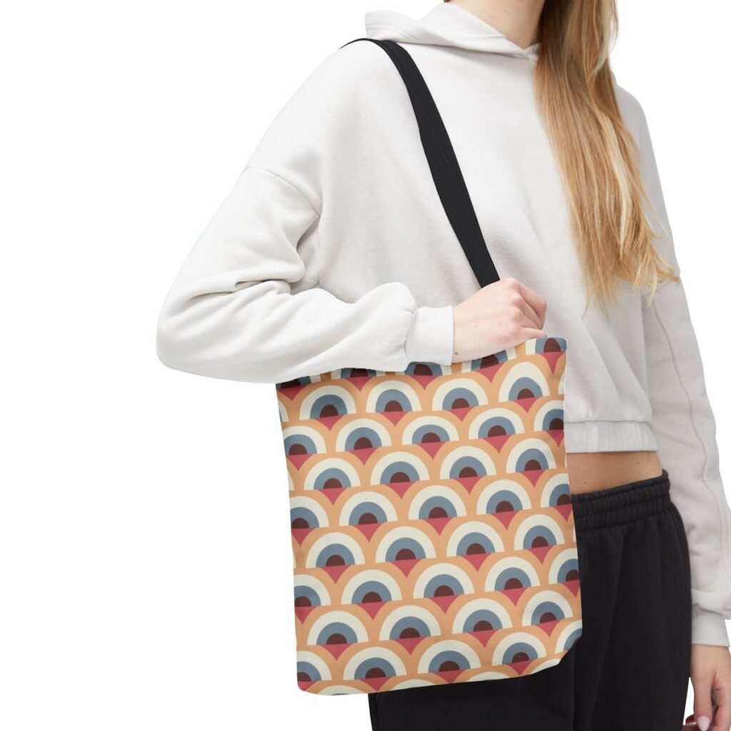 Vintage Riviera Peacock Tote Bag