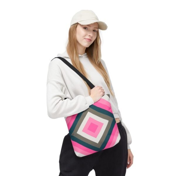 Vintage Rose Diamond Tote Bag - Image 5