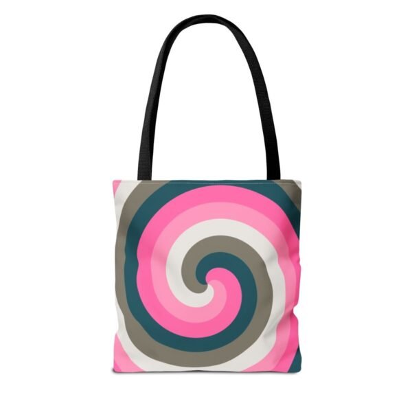 Vintage Rose Spiral Tote Bag - Image 2