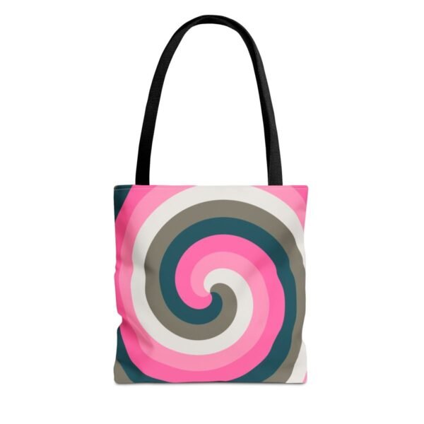 Vintage Rose Spiral Tote Bag