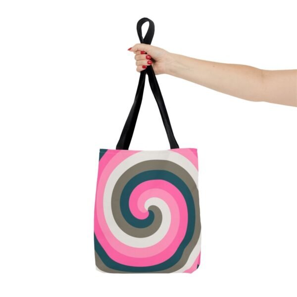 Vintage Rose Spiral Tote Bag - Image 4