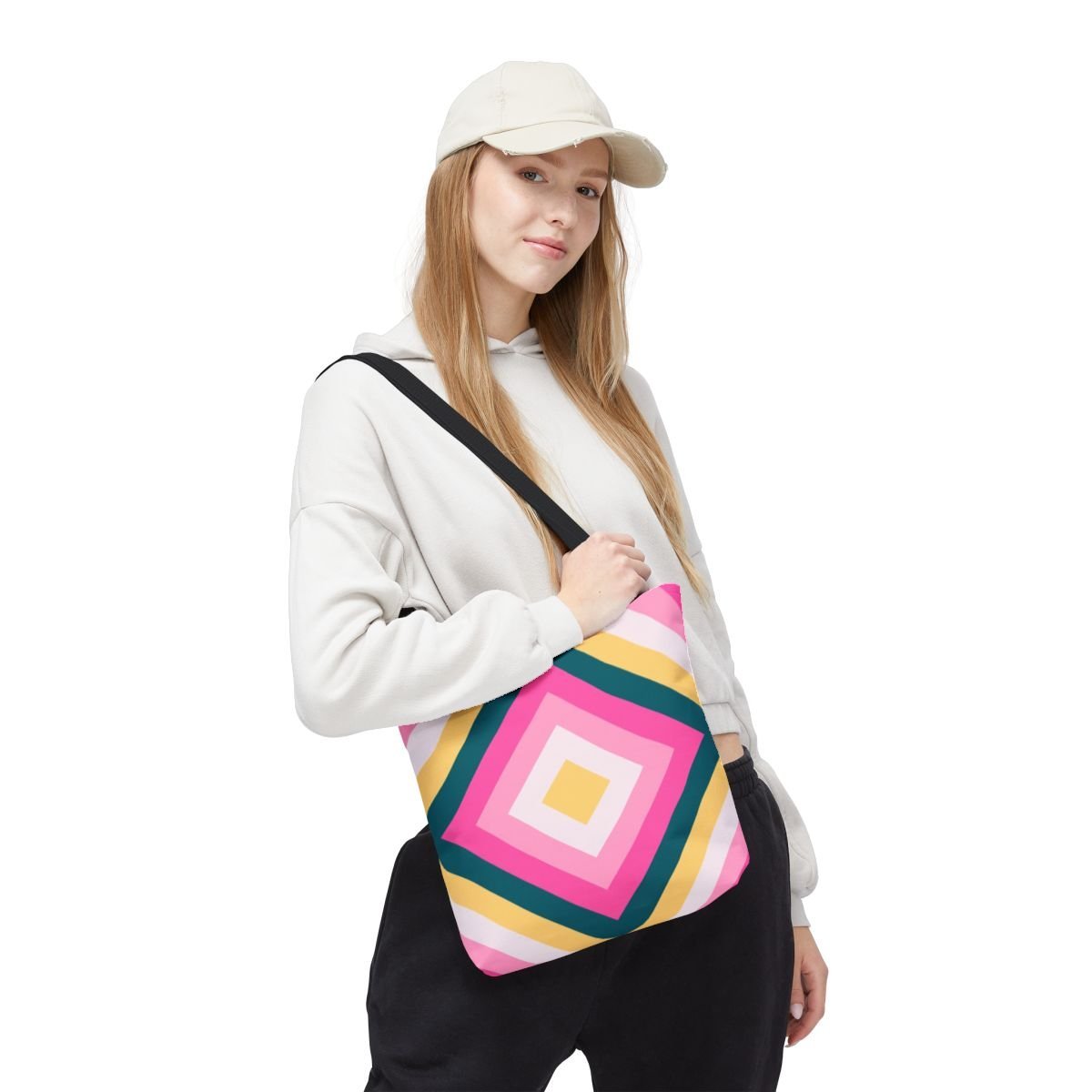 Warm Honey Diamond Tote Bag - Image 5