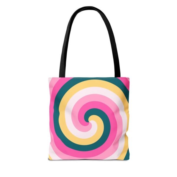 Warm Honey Spiral Tote Bag - Image 2