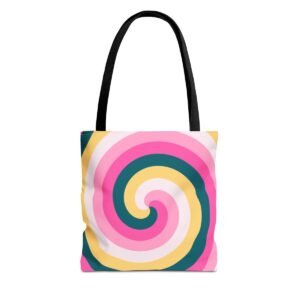 Warm Honey Spiral Tote Bag