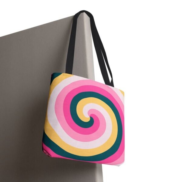 Warm Honey Spiral Tote Bag - Image 8