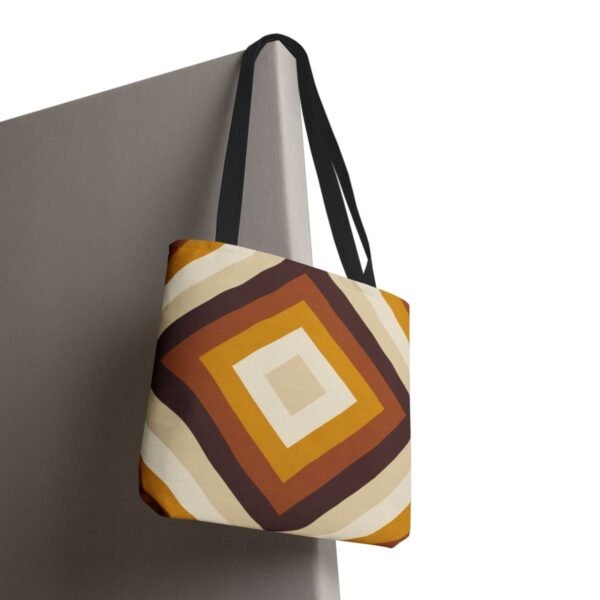 Wheat Whisper Diamond Tote Bag - Image 8