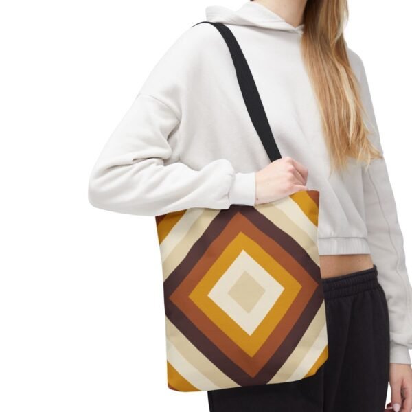 Wheat Whisper Diamond Tote Bag - Image 7