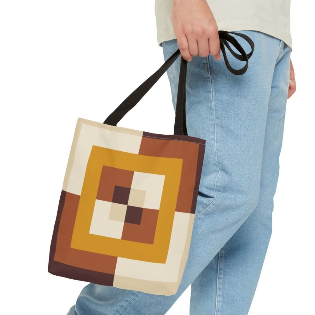 Wheat Whisper Labyrinth Tote Bag