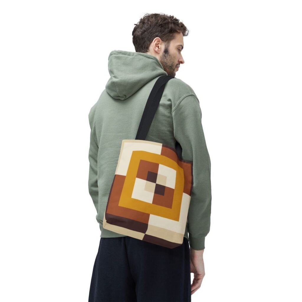 Wheat Whisper Labyrinth Tote Bag
