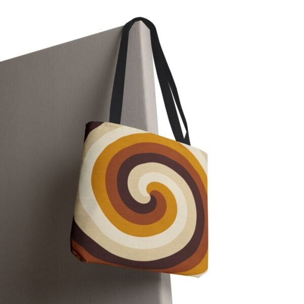Wheat Whisper Spiral Tote Bag - Image 8