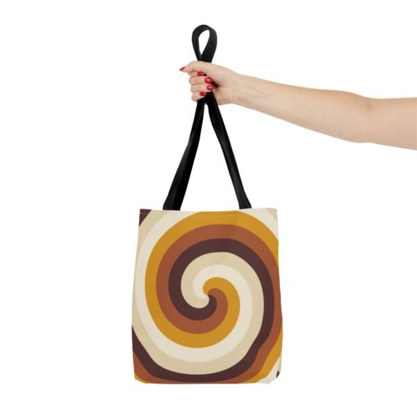 Wheat Whisper Spiral Tote Bag - Image 4
