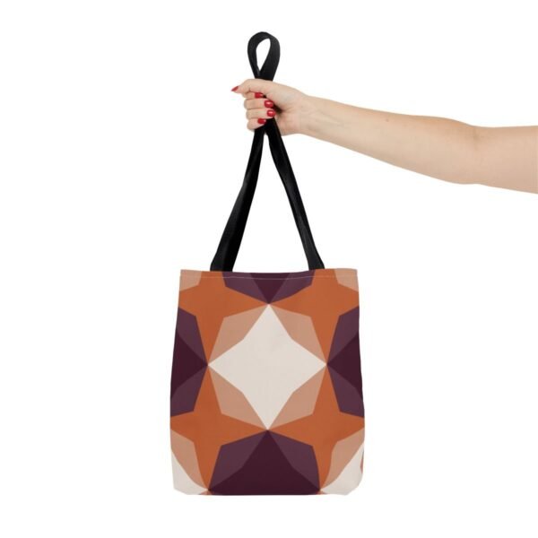 Wine Cellar Diamond Motif Tote Bag - Image 4