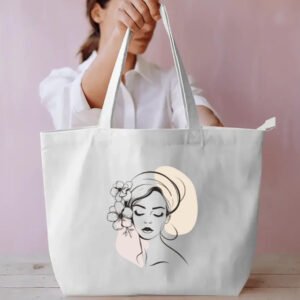 Girl Silhouette 5 Everyday Large Tote Bag