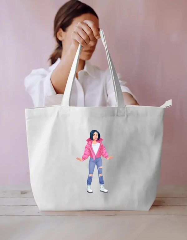 Fashion Girl 6 Everyday Large Tote Bag