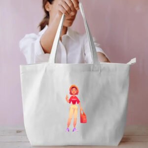 Tourist 1 Everyday Large Tote Bag