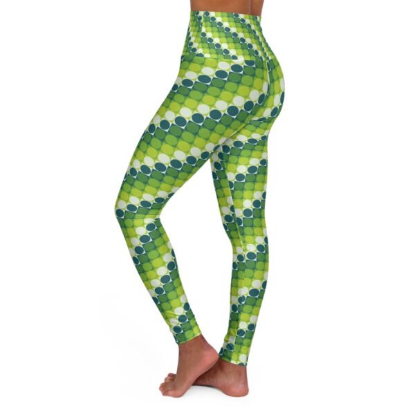 Dream in Color Polka Grid AOP Gym Leggings - Image 4