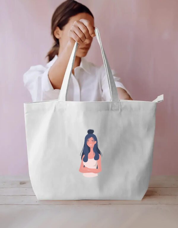 Young Woman Everyday Large Tote Bag - Image 2