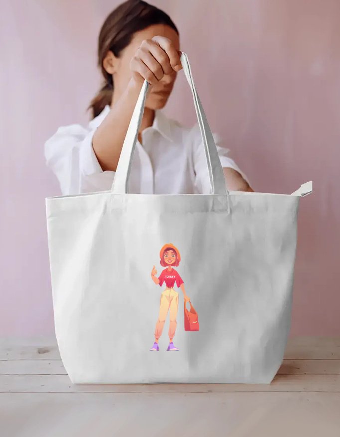 Tourist 1 Everyday Large Tote Bag - Image 3