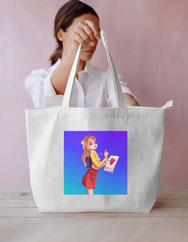 Young Painter Everyday Large Tote Bag - Image 3
