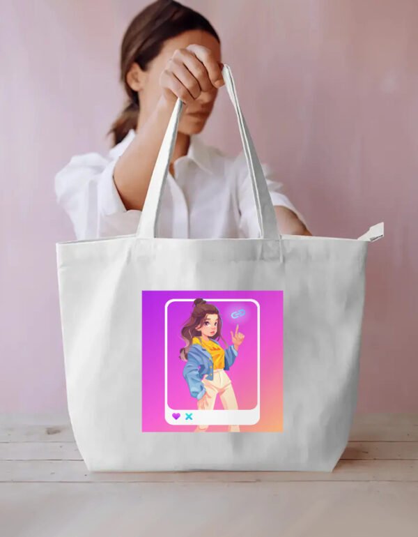 Influencer Everyday Large Tote Bag - Image 2