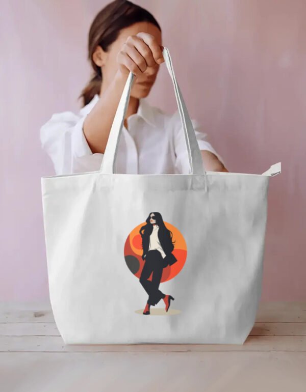 Fashion Model Everyday Large Tote Bag - Image 3
