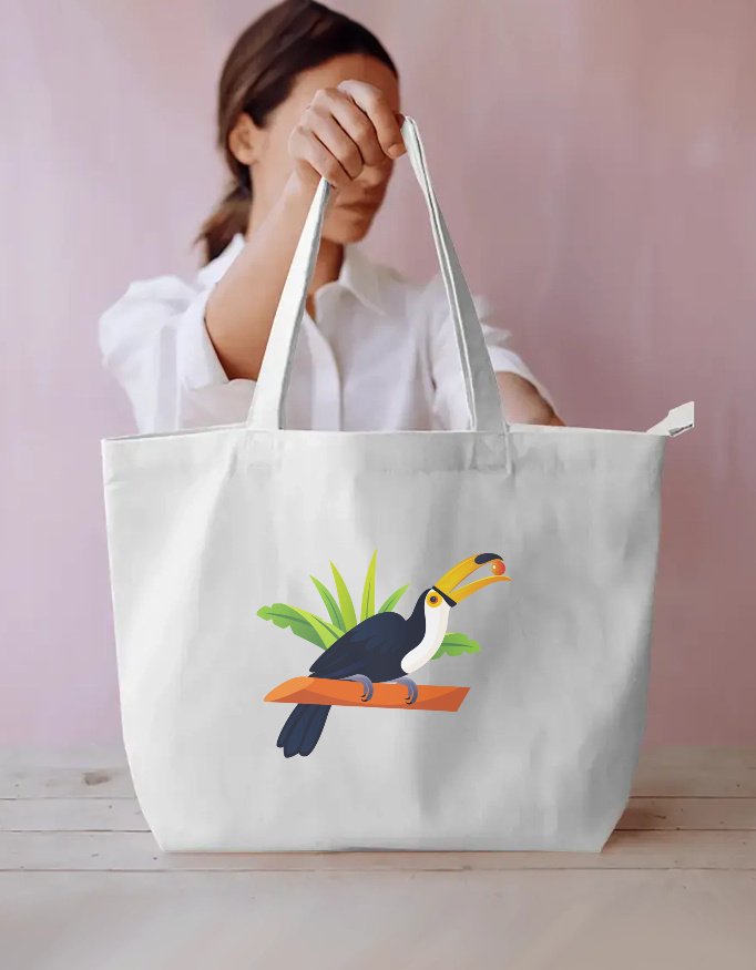 Tucan 001 Everyday Large Tote Bag - Image 3