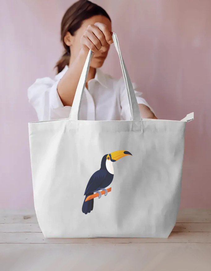 Tucan 002 Everyday Large Tote Bag - Image 3