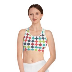 Cheer Up Harlequin Sports Bra