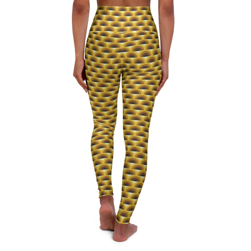 Forest Bark Peacock Gym Leggings