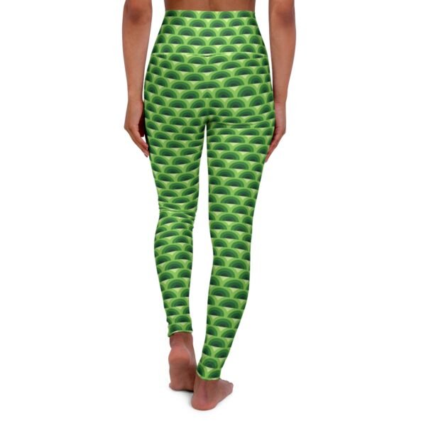 Fresh Sprout Peacock Feather Gym Leggings - Image 2