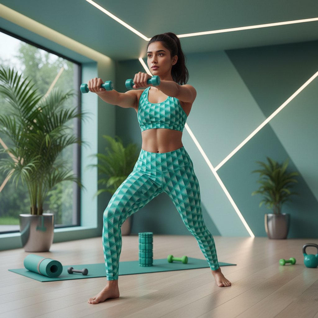 Mint Harmony DAG Gym Leggings - Image 1