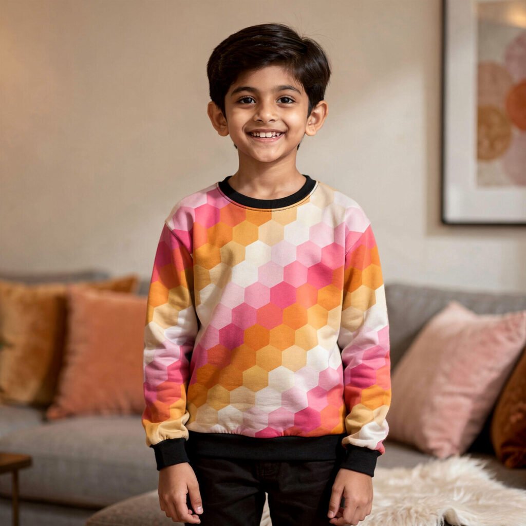 Peachy Sunset DGH Kids Sweat Shirt