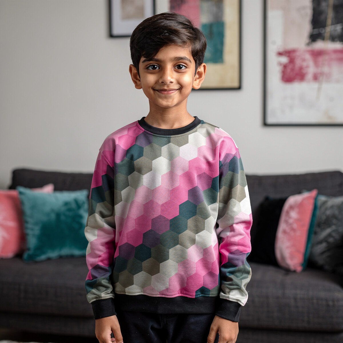 Vintage Rose DGH Kids Sweat Shirt - Image 1