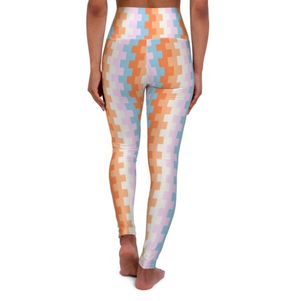 Cotton Gelato Ripple Block Gym Leggings - Image 2