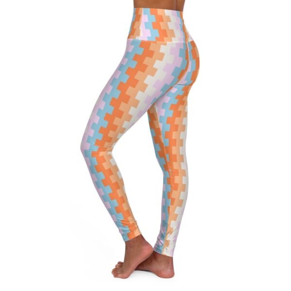Cotton Gelato Ripple Block Gym Leggings - Image 4