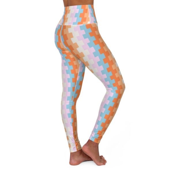 Cotton Gelato Ripple Block Gym Leggings - Image 3
