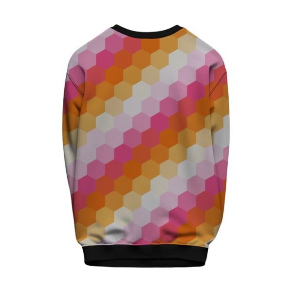 Peachy Sunset DGH Kids Sweat Shirt - Image 2