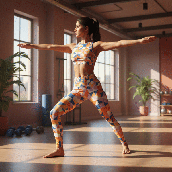 Sunset Library SS Gym Leggings