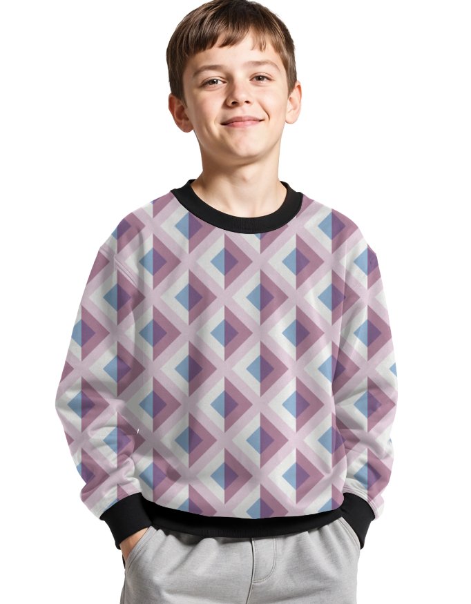 Lavender Bloom DAG Kids Sweat Shirt - Image 1