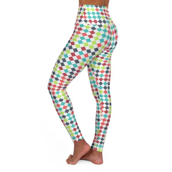 Cheer Up Harlequin Gym Leggings - Image 3
