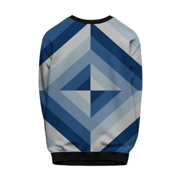 Arctic Twilight Pyramid Kids Sweat Shirt - Image 2