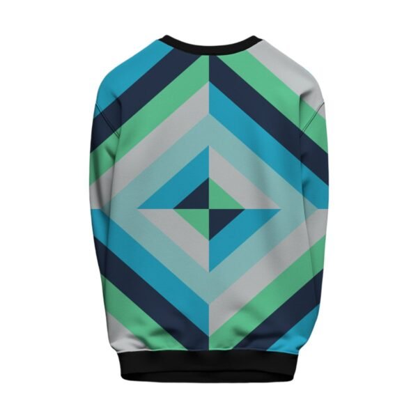 Electric Night Pyramid Kids Sweat Shirt - Image 2