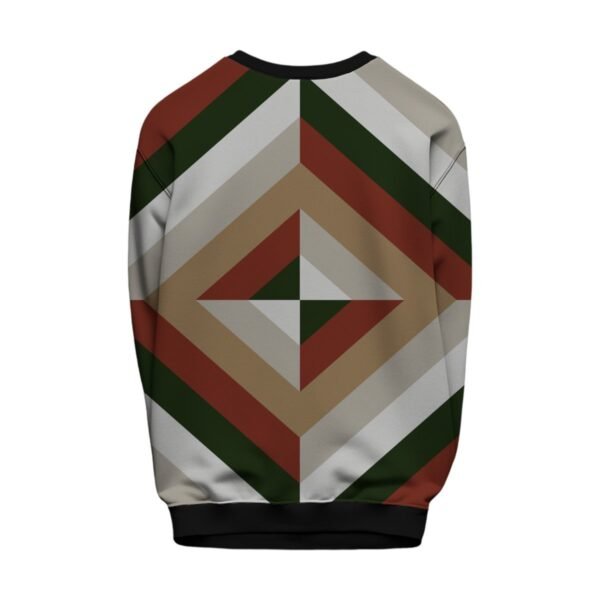 Warm Fireplace Pyramid Kids Sweat Shirt - Image 2