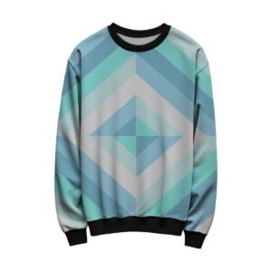 Winter Mint Pyramid Kids Sweat Shirt
